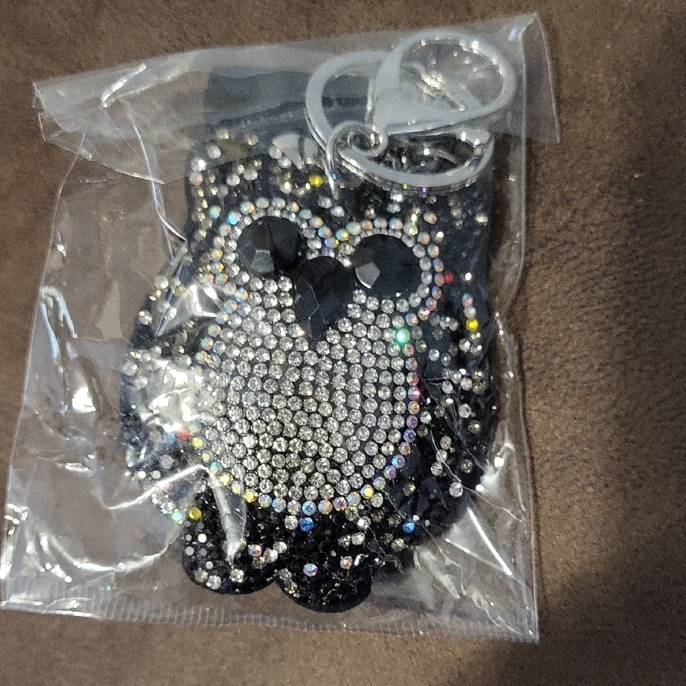 Sparkling Owl Keychain